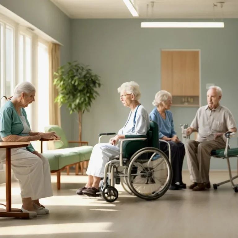 Senior physiotherapy session at HealthMResort
