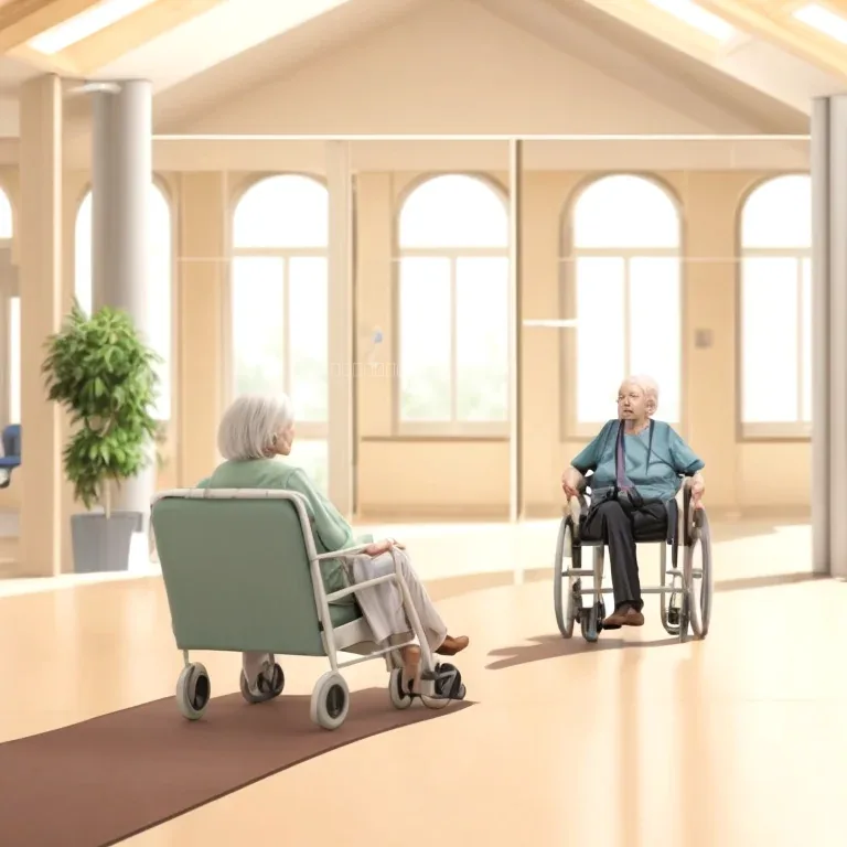 Common area with seated group activities